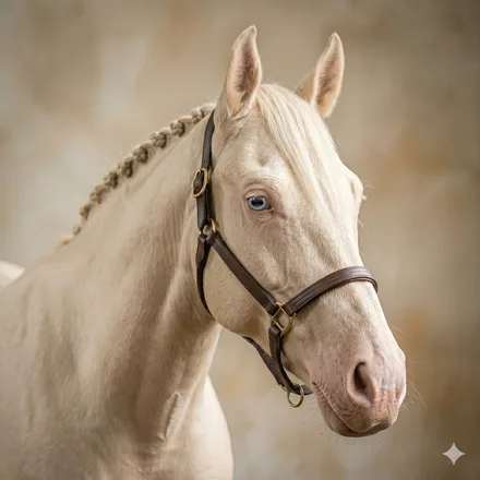 Caballo cremello